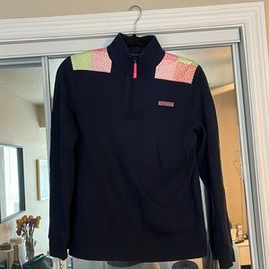 XS Womens Vineyard Vines Navy Shep Shirt